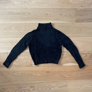 Wilfred cropped mock neck sweater